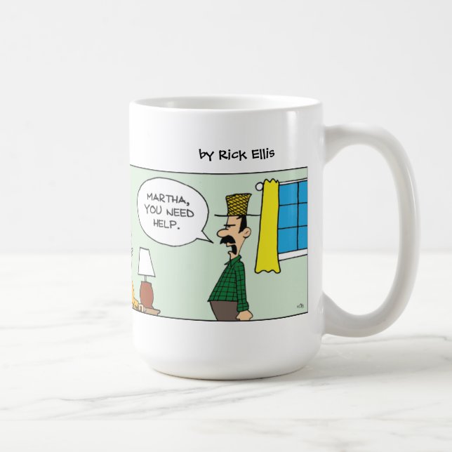 Mug de la femme de fermier drôle (Droite)