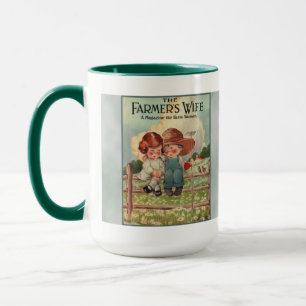 Mug de la femme de fermier vintage