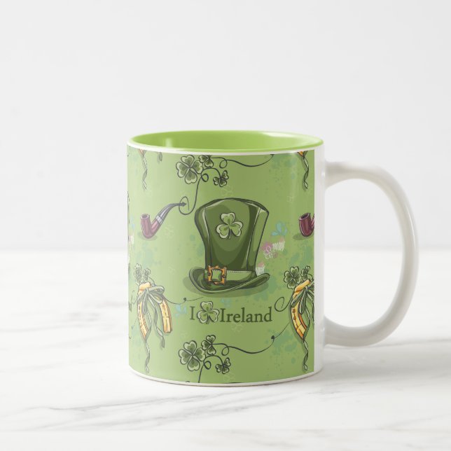 Mug de la fête de la Saint-Patrick en Irlande (Droit)