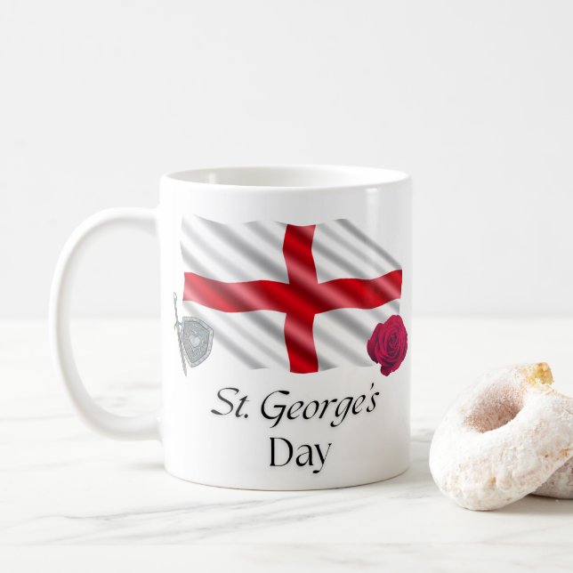 Mug de la fête de St George (Avec donut)