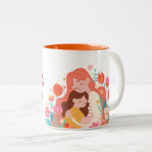 ❤️ Mug de la Fête des Mères - Amour en pleine fleu