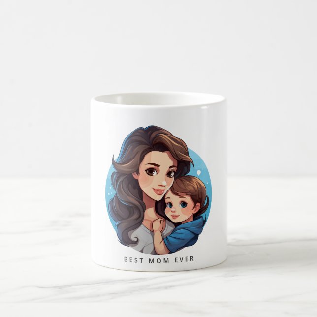 Mug de la Fête des Mères de Sweet Maman et Girl (Centre)