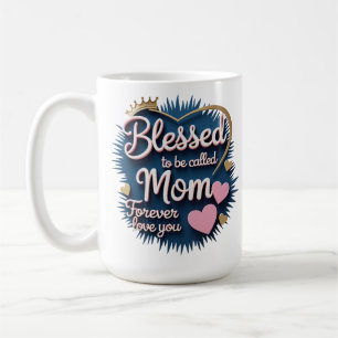 Mug de la Fête des Mères du Coeur   Cadeau mignon 
