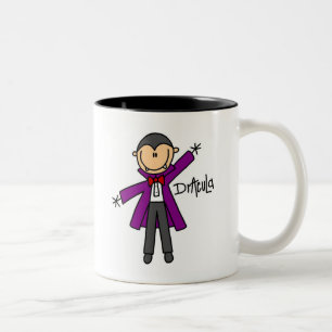Mug de la figure bâton de Dracula Halloween