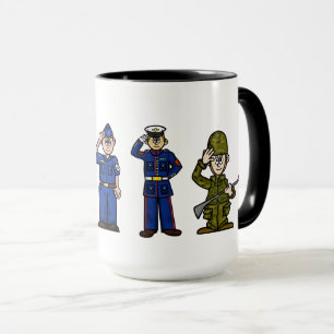 Mug de la journée d'appréciation des forces arm