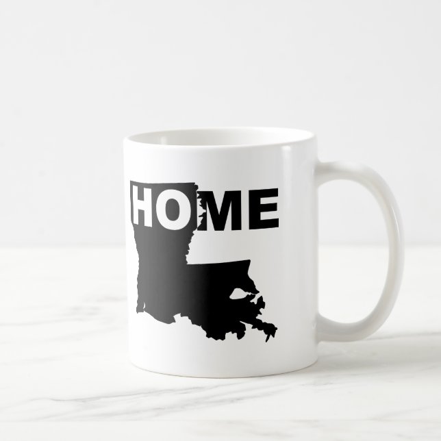 Mug de la Louisiane, maison loin de l'État ou mug  (Droite)