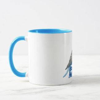 Mug de la maman Budgie bleue