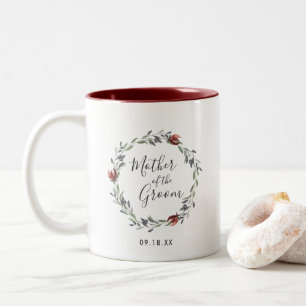 Mug de la mère du marié   Fleur automnale rustique