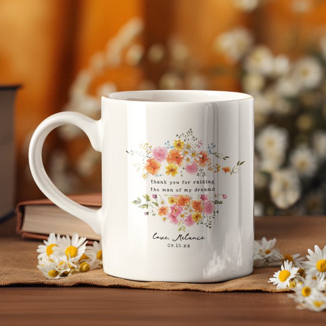 Mug de la mère du marié | Merci (Créateur téléchargé)
