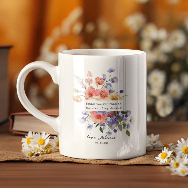 Mug de la mère du marié | Merci (Créateur téléchargé)