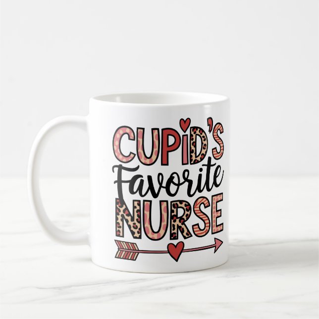 Mug de la Nourrice préférée de Cupidon personnalis (Gauche)