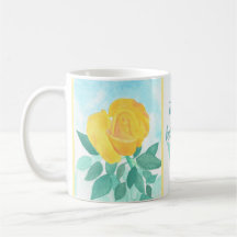 Mug de la Rose jaune
