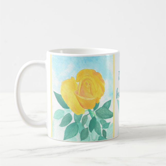 Mug de la Rose jaune (Gauche)