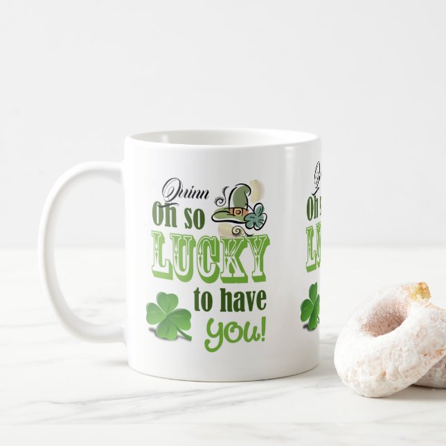 Mug de la Saint Patrick (Avec donut)