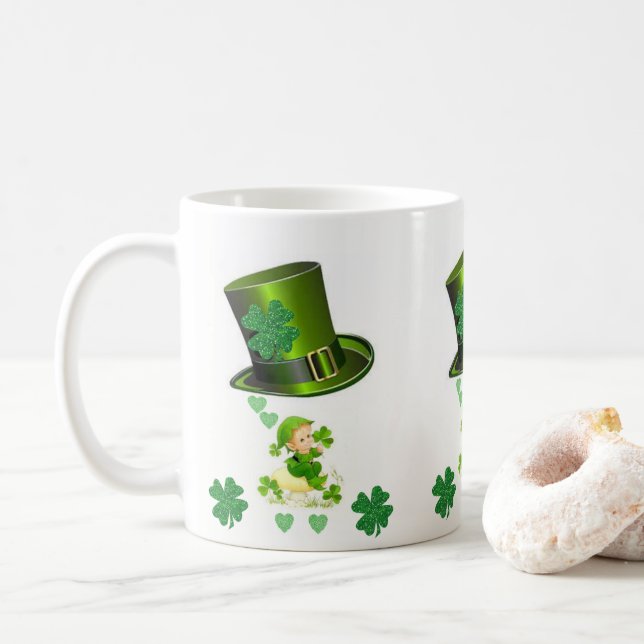 Mug de la Saint Patrick (Avec donut)
