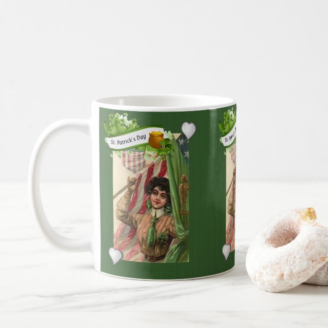Mug de la Saint Patrick (Avec donut)