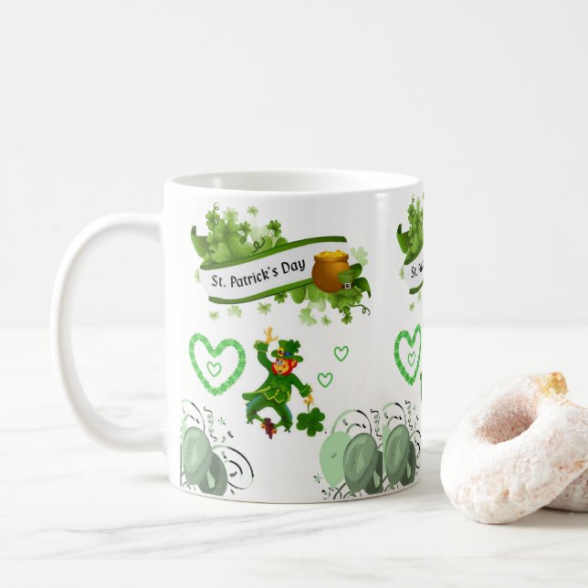 Mug de la Saint Patrick (Avec donut)