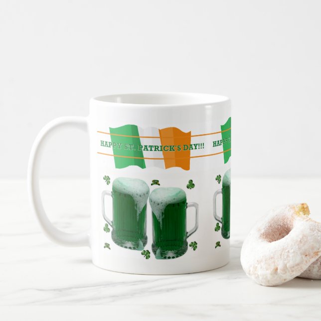 Mug de la Saint Patrick (Avec donut)