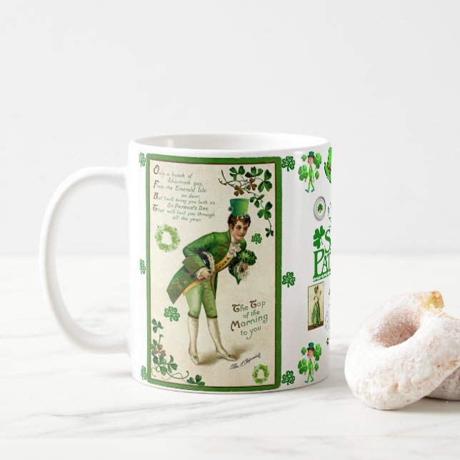 Mug de la Saint Patrick (Avec donut)