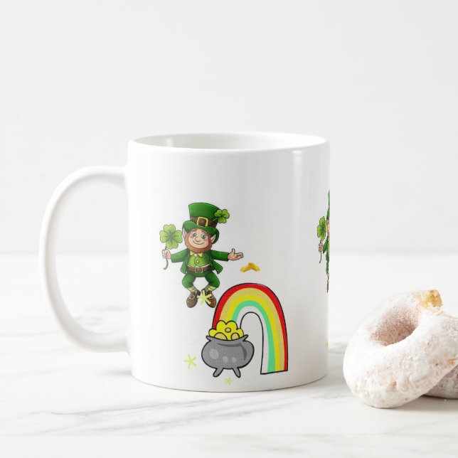 Mug de la Saint Patrick (Avec donut)
