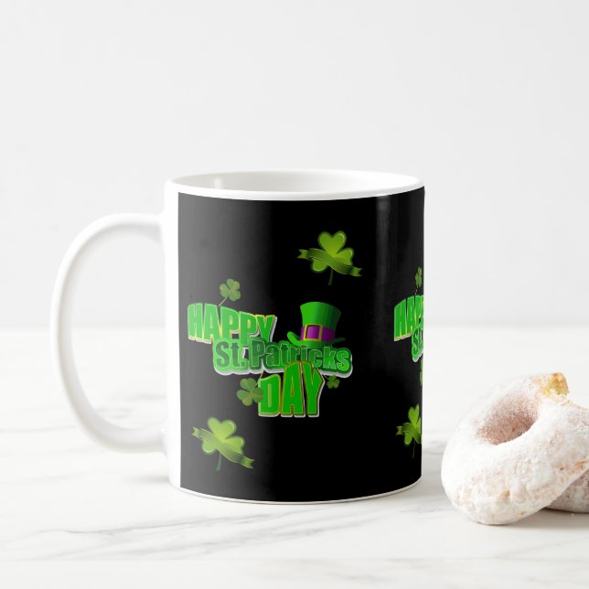 Mug de la Saint Patrick (Avec donut)