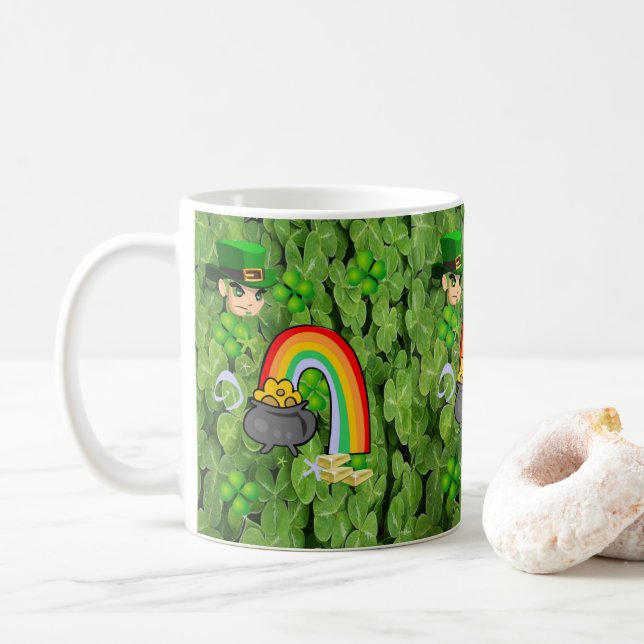 Mug de la Saint Patrick (Avec donut)