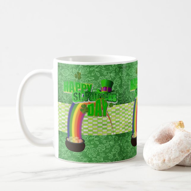 Mug de la Saint Patrick (Avec donut)