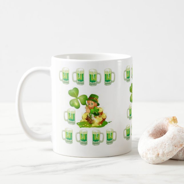 Mug de la Saint Patrick (Avec donut)