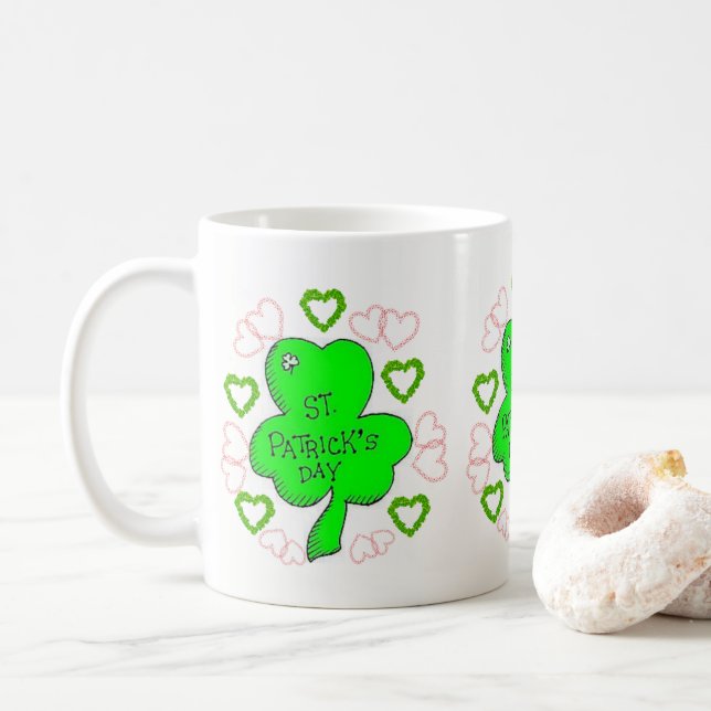 Mug de la Saint Patrick (Avec donut)