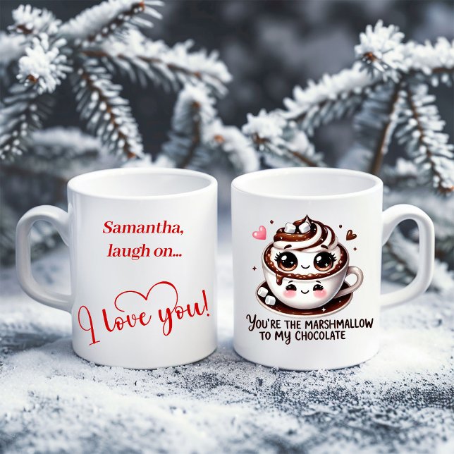Mug de la Saint-Valentin au nom personnalisé Cadea (Custom Name Valentine Mug Funny Food Love Gift)