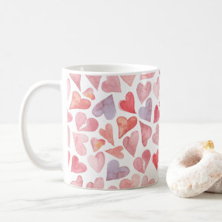 Mug de la Saint-Valentin coeurs