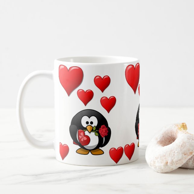 Mug de la Saint-Valentin Mugs (Avec donut)