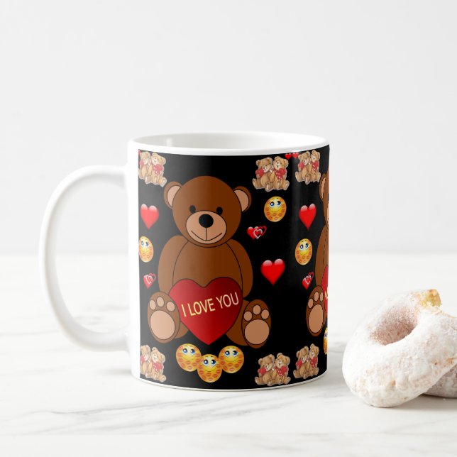 Mug de la Saint-Valentin Mugs (Avec donut)