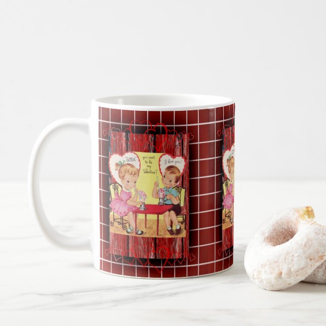 Mug de la Saint-Valentin Mugs (Avec donut)