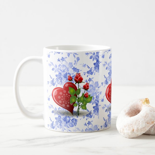 Mug de la Saint-Valentin Mugs (Avec donut)