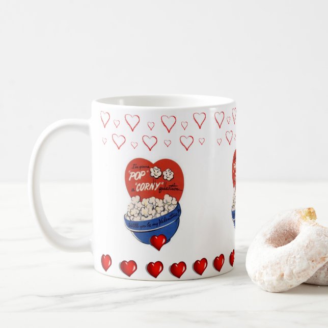 Mug de la Saint-Valentin Mugs (Avec donut)