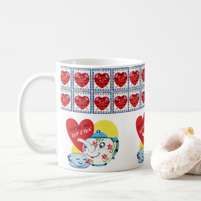 Mug de la Saint-Valentin Mugs (Avec donut)