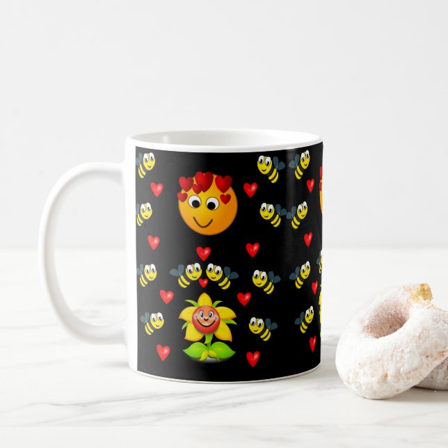 Mug de la Saint-Valentin Mugs (Avec donut)