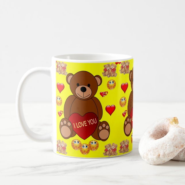 Mug de la Saint-Valentin Mugs (Avec donut)