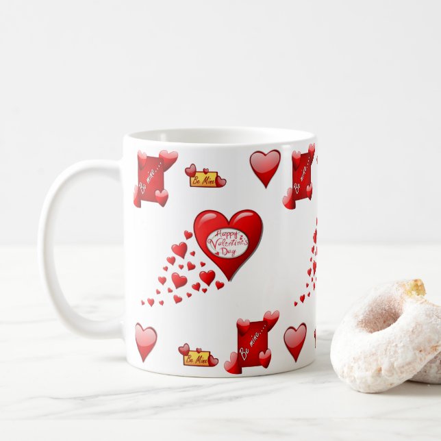 Mug de la Saint-Valentin Mugs (Avec donut)