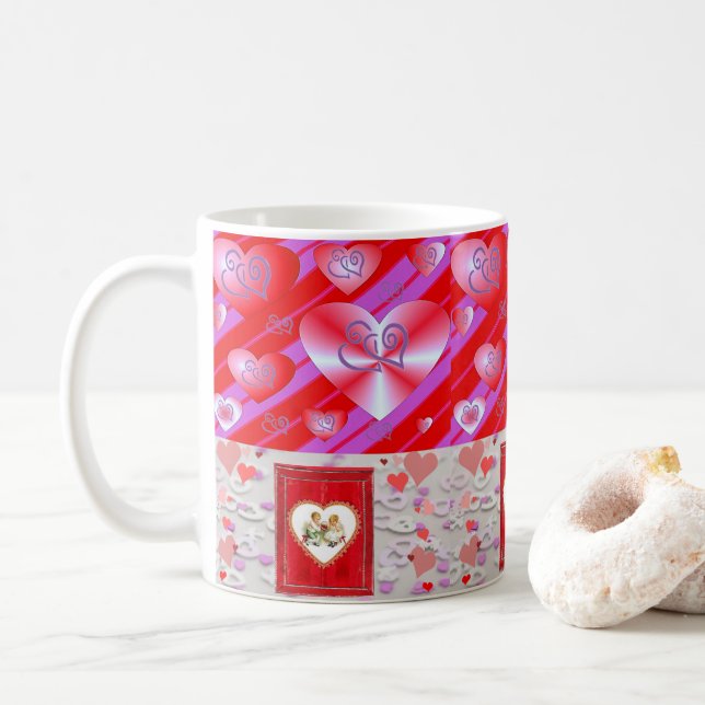 Mug de la Saint-Valentin Mugs (Avec donut)