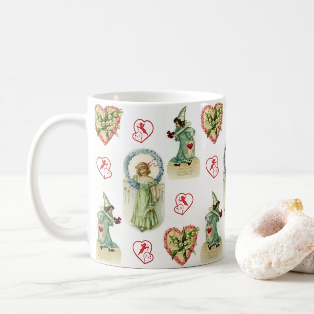 Mug de la Saint-Valentin Mugs (Avec donut)