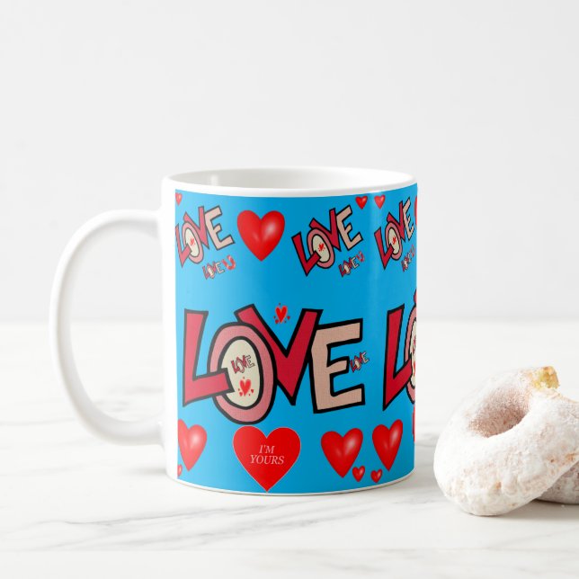 Mug de la Saint-Valentin Mugs (Avec donut)