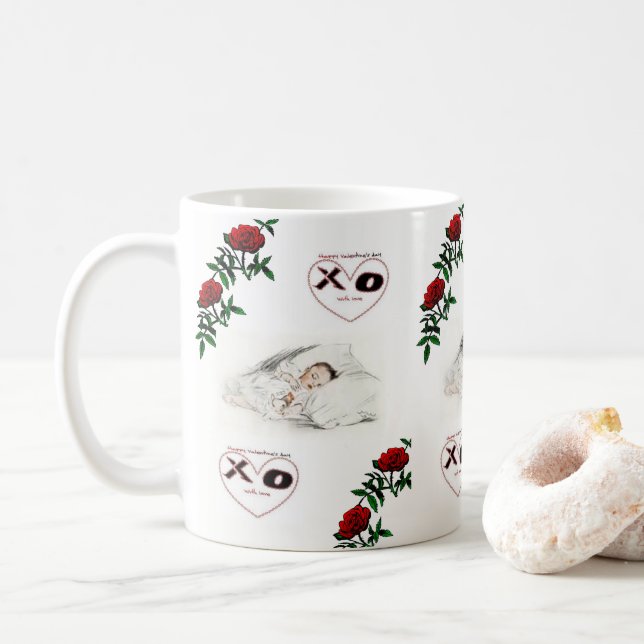 Mug de la Saint-Valentin Mugs (Avec donut)