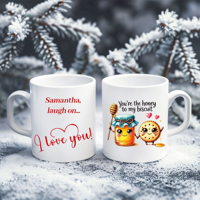 Mug de la Saint-Valentin Personnalisé Cadeau Alime (Personalized Valentine Mug Funny Food Best Gift)