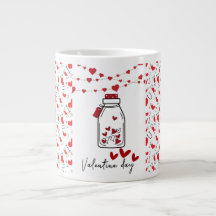Mug de la Saint-Valentin personnalisé | Cadeau rom