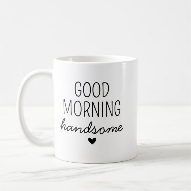 Mug de la Saint-Valentin personnalisé pour lui, Pr (Gauche)