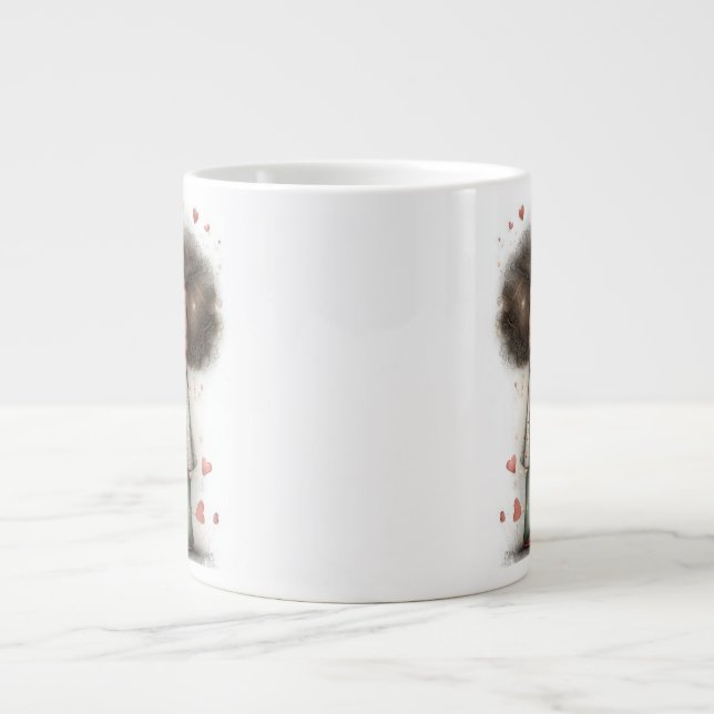 Mug de la Saint-Valentin – Premier baiser Douce Ro (Devant)