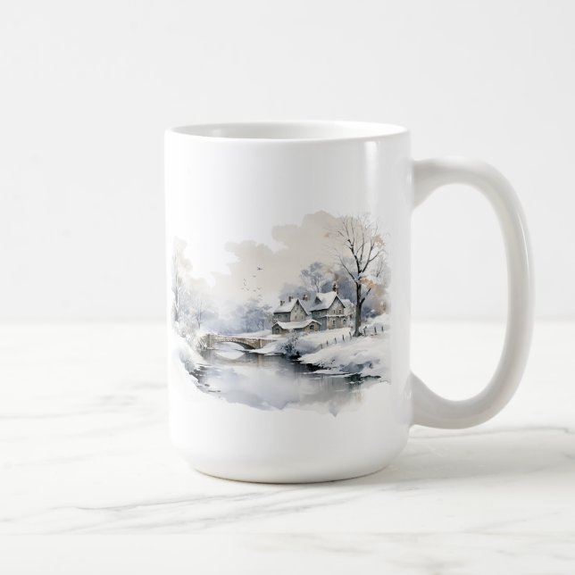 Mug de la scène d'hiver (Droite)