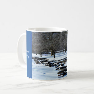 Mug de la scène d'hiver